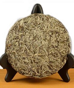 300g (0.66LB) Alte Fuding weißer Tee Kuchen natürliche organische chinesische weiße Tee Silber Nadel Grüner Tee Chinesischer Tee Roher Tee gesundes Lebensmittel Alte Bäume weißer Tee