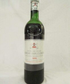 pessac-léognan château pape clément grand cru classé (capsule abîmée) rouge 1970 - bordeaux france