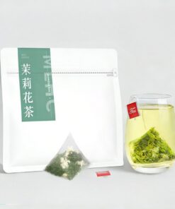 Premium-Jasmin-Kräuterteebeutel, Jasmin-Grüntee mit intensivem Aroma, Kräutertee, zuckerfrei, Tee zum Aufbrühen mit kaltem Wasser (30 Packungen * 1 Beutel)