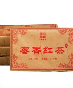 Yunnan Schwarztee-Ziegel 250g Fengqing Dian Hong Goldene Knospen Dianhong Dian Hong