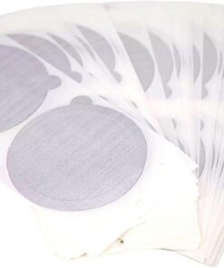 100 Stück Aluminium Kaffeepads Aufkleber, Versiegelungen, Konservierungsabdeckungen, Verschlussdeckel für Pods, Espresso Deckeldichtungen