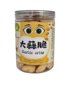 HELLOYOUNG 120g Knusprige Knoblauchchips Verzehrfertig In Der Dose Ideal Fürs Büro Fernsehen Oder Als Beliebter Knoblauchsnack (1pc)