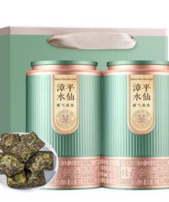 Reiner Zhangping Shuixian Tee, Grüner Tee, Oolong Tee 125g * 2 Einzigartiger Geschmack Quadratische Teekuchen