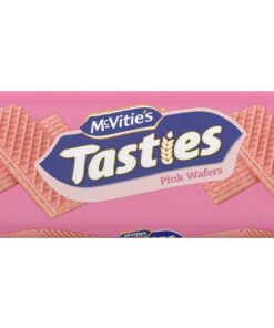 McVitie's Tasties Pink Wafers 100 g - Box mit 12 Stück