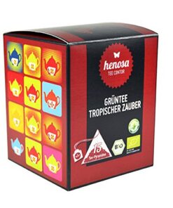 Bio Grüntee "Tropischer Zauber" Box - Tee-Pyramiden