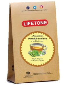 lifetone the tea for better life, Kürbisblatttee | Haut Kräutertee | I Gelenkpflege Tee | 20 Teebeutel