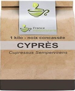 Kräutertee Zypresse Walnuss zerkleinert 1 KILO Cupressus sempervirens