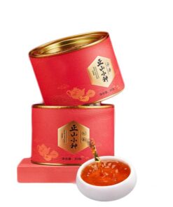 80 g Zhengshanxiaozhong Schwarztee Natürliche Premium-Dufttee-Gesundheitspflege in Dosen