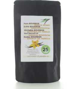 Bourbon Vanilleschoten (25 Stk. - 10-11cm) Top Gourmet Qualität - Grade A 100% natural aus Madagaskar