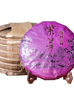 Chinesischer Pu'er Tee 357g （0.787LB） Reifer Puer Tee Schwarzer Tee Yunnan Purple Bud alter Baum Pu'er Tee Alter Pu-erh Tee Gekochter Tee Gesundheitswesen Pu'er Tee Gesunder Puerh Tee Roter Tee