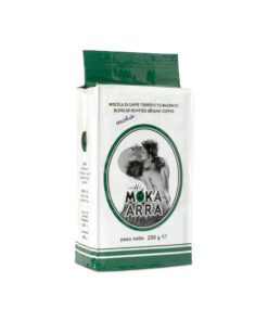 Coffee Green Mischung für Moka Moka Arra 250 Gramm gemahlener Vakuumbeutel (vakuumverpackter Beutel mit 250 Gramm)