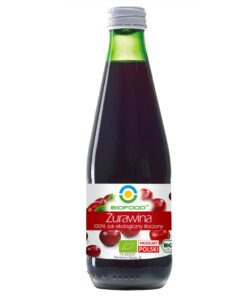 BIOFOOD BIO-Cranberriesaft 300 ml Fasche, wiederverschließbar