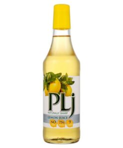 PLj Lemon Juice Cordial (500 ml) - Packung mit 6