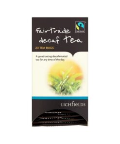 Lichfields Fairen Handel Entkoffeinierten Tee 20 Teebeutel 40 G Packung Von 6