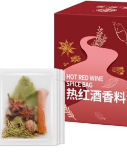 Glühwein-Gewürz, Gewürzmischung für Glühwein, Punsch, Feuerzangenbowle & Kinderpunsch, Ideal für die Winter- und Weihnachtszeit, Vegan, 88 G (4 Er Pack)