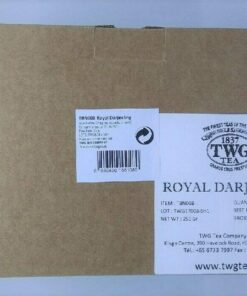 TWG Singapore - The Finest Teas of the World - Royal Darjeeling Tee - Hauptteil 100 Seide Teebeutel