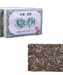 Premium 1000g Yunnan Green Tea Pu-Erh Raw Tea Bricks Menghai Big Leaf Pu'er Tea