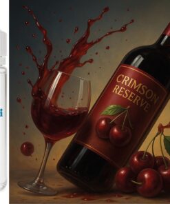 Crimson Reserve - Rotwein & dunkle Kirsche Aroma Konzentrat - Vegan - Sasami - 100ml
