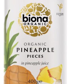 Biona Org Pineapple Pieces in Juice 425g