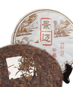 Jingmai Berg 357g Shu Puer Tee 2017 Yunnan Qizi Puer-Tee-Kuchen
