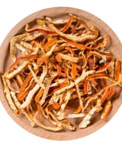 HELLOYOUNG Ausgewählte Getrocknete Mandarinenschalen Lose Handgefertigt Kräuternahrung Duftend Getrocknete Mandarinenschalen Appetit Und Verdauung Brühen Von Früchtetee Kochsuppe (100g)