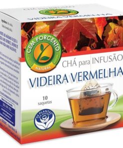 Cem Porcento - Videira Vermelha Folha/Rote Weinstock (Vitis vinifera) - 10 Teebeutel x 8 = 80 Teebeutel