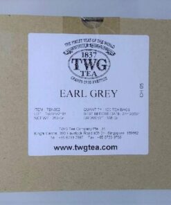 TWG Singapore - The Finest Teas of the World - EARL GREY - Hauptteil 100 Seide Teebeutel