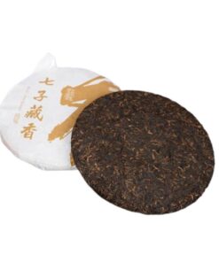 Yunnan Menghai 357g Gealterter Duft Pu-Erh Reifer Teekuchen - Reichhaltiger Aromatisierter Reifer Menghai Tee