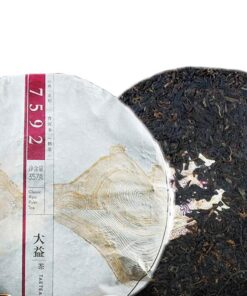 Reifer Puer-Tee 357g Ancient Tree Dayi Authentic Puer 7592 Gealterter Puerh-Kuchen