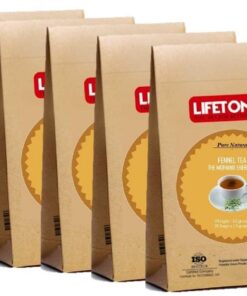 lifetone the tea for better life, Fenchel Kräutertee | Morgen Energie Bauch Tee | Reinigen, stärkt das Immunsystem | 100 Teebeutel, 200 g