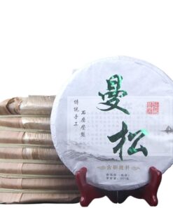 Mansong Roher Pu'er-Teekuchen, 357g Yunnan Pu'er-Tee in Sammlerqualität, Reich An Geschmack Und Geschichte