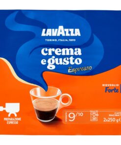 LAVAZZA Espresso Crema e Gusto Forte Cremoso e Deciso Gemahlener Kaffee Bipack ( 6 x 250g )