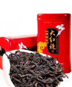 HELLOYOUNG 100g Oolong-Tee Mit Großem Roten Gewand Reiner Chinesischer Handgerösteter Schwarztee Oolong Tea Mit Großem Roten Gewand Intensiver Reiner Teegeschmack Milder Süßer Nachgeschmack