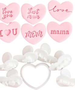 7 Piece Sturdy Heart Cookie Formen Mehrzweck Herzkekse Dessert Formen Set Für Muttertagsfeier