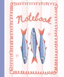 Sardines Notebook: Cute Ocean Themed Coastal Journal for Sardine, Seafood, Fish, and Marine Life Lovers | Pink Nautical Beach Blank Composition ... Gift to Kids, Teens, Women, Biology Students