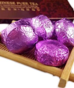 Zarte Schachtel Packung Shu Puerh Tee 2021/2022 Jasmin Mini Tuocha Reifer Puer 75g