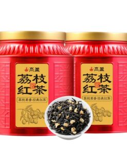 Doppelpackung Reichhaltiger Schwarzer Tee Mit Litschi-Geschmack Aus Den Berühmten Wuyishan-Bergen 250 G * 2