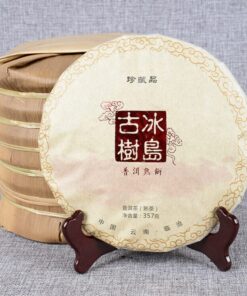 357g Schwarzer Tee Yunnan Pu-erh Tee Gesundheitspflege Alter Baum Pu-erh Reife Torte