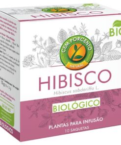Cem Porcento - Biologisch Hibisco/Hibiskus (Hibiscus sabdariffa L.) - 10 Teebeutel x 8 = 80 Teebeutel