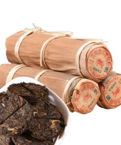 Reifer Pu Er Gesundheitspflege 200g schwarzer Tee Yunnan Puer Tee Minikuchen