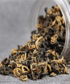 D Ian Hong schwarzer Tee erstklassiger DI dunkelroter Gong Vice roter Tee Yunnan eingemachtes 60G gesund