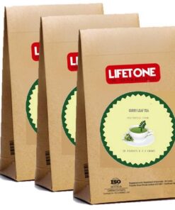 lifetone the tea for better life, Tropischer Curry Blatt Tee | Aromatischer Kräutertee für den Verdauungstrakt | 60 Teebeutel