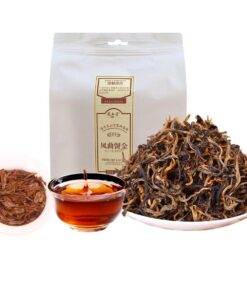 Feng Qu Liu Ji Roter Tee Chinesischer Schwarztee 500g （1.1LB） Reifer Tee Chinesischer Tee Dian Hong Schwarzer Tee Gekochter Tee Gesundheitspflege Neuer Tee Frühlingstee Gesunde grüne Ernährung