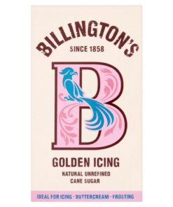 Puderzucker - Golden Icing Sugar, honigfarben, Roh-Rohrzucker, Billington´s, 500g