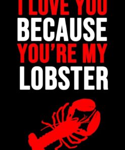 I Love You Because You're My Lobster: Journals / Notebook / Notepad, Unique Gifts For Seafood Lovers (Lined, 6" x 9")