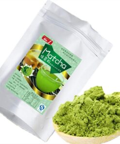 Hochwertiger reiner Bio-Matcha-Tee Lebensmittel Grüner Tee 250g (0.55LB) Pulver gemahlen 4 Stunden/jeweils Chinesischer Tee Roher Tee Sheng Cha Gesunde Ernährung Grüne Ernährung