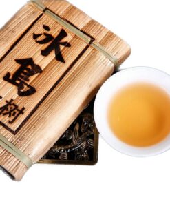 Top Pu-Erh Rohtee Ziegelstein der grünen Tee abnimmt Bambussprossenschale 200g Frühlingstee
