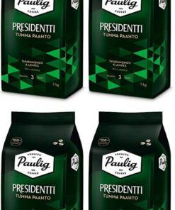 Paulig Presidentti Dark Roast bean Kaffee 4 Pack of 1kg