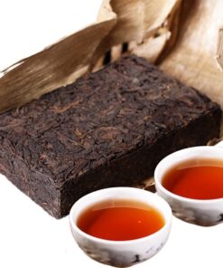 250g Reifer Puer Tee Yunnan 40 Jahre Uralter Baum Puer Tee Bio Pu'er Ältester Baum Gekochter Puer Natürlicher Puerh Ziegel Schwarzer Puerh Tee