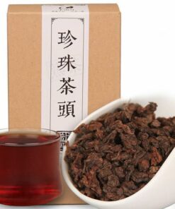 200g Yunnan Mini Alter Reifer Puer Tee 2018 Muzhi Pearl Lao Cha Tou Shu Puer Tee (200g)